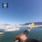 On longe la cote à travers le brush